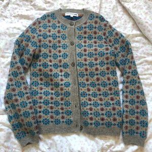 Uniqlo x IDLF | Nordic Pattern Wool Blend Cardigan